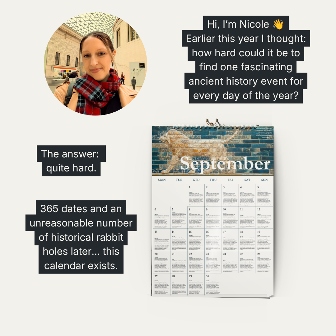 365 Days of Ancient History and Archaeology 2027 Calendar